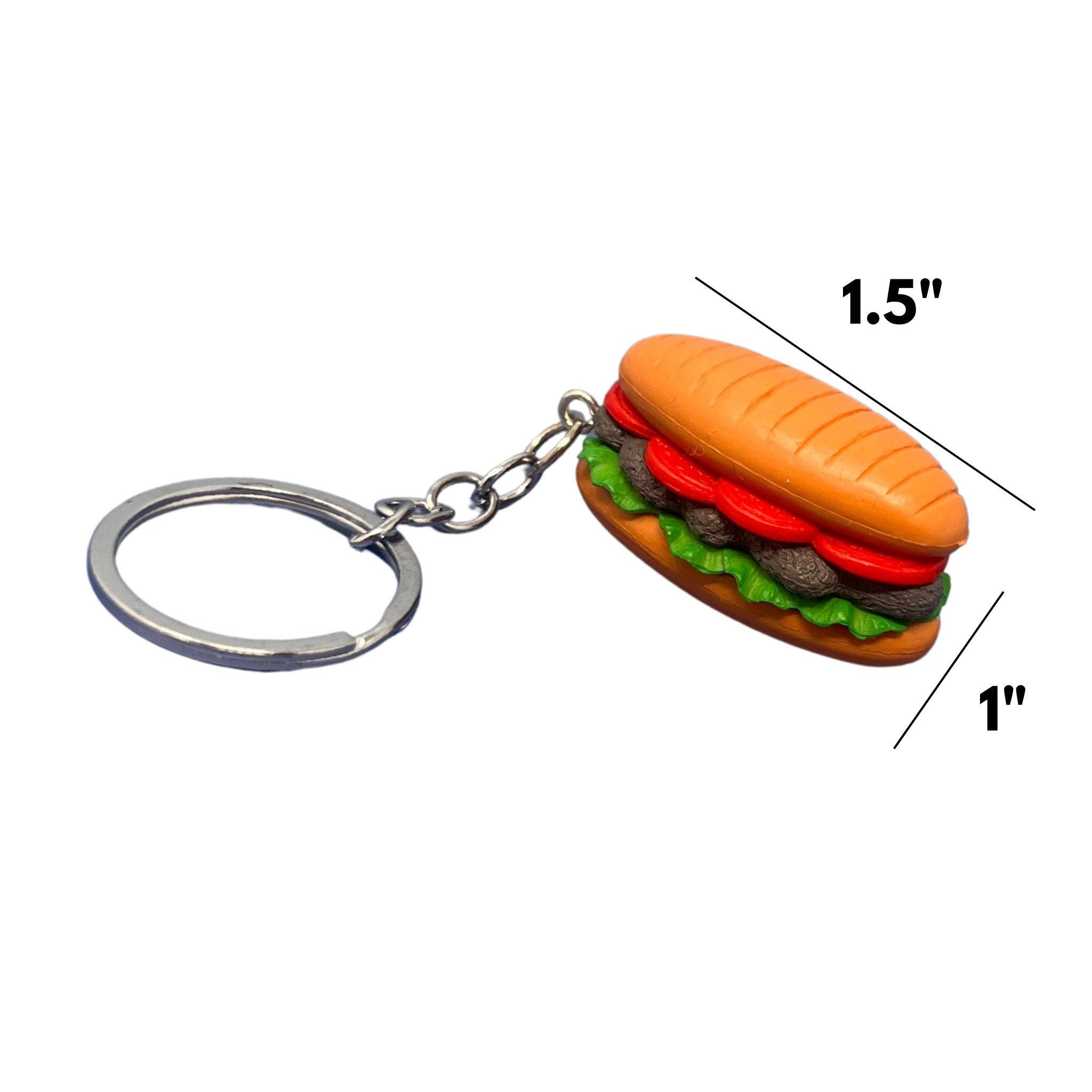 Rainbow Unicorn Birthday Surprise - Wholesale Keychain - Unisex - Hoagie Sandwich Keychain – Sub Roll Food Charm for Bags, Backpacks, and Gifts1