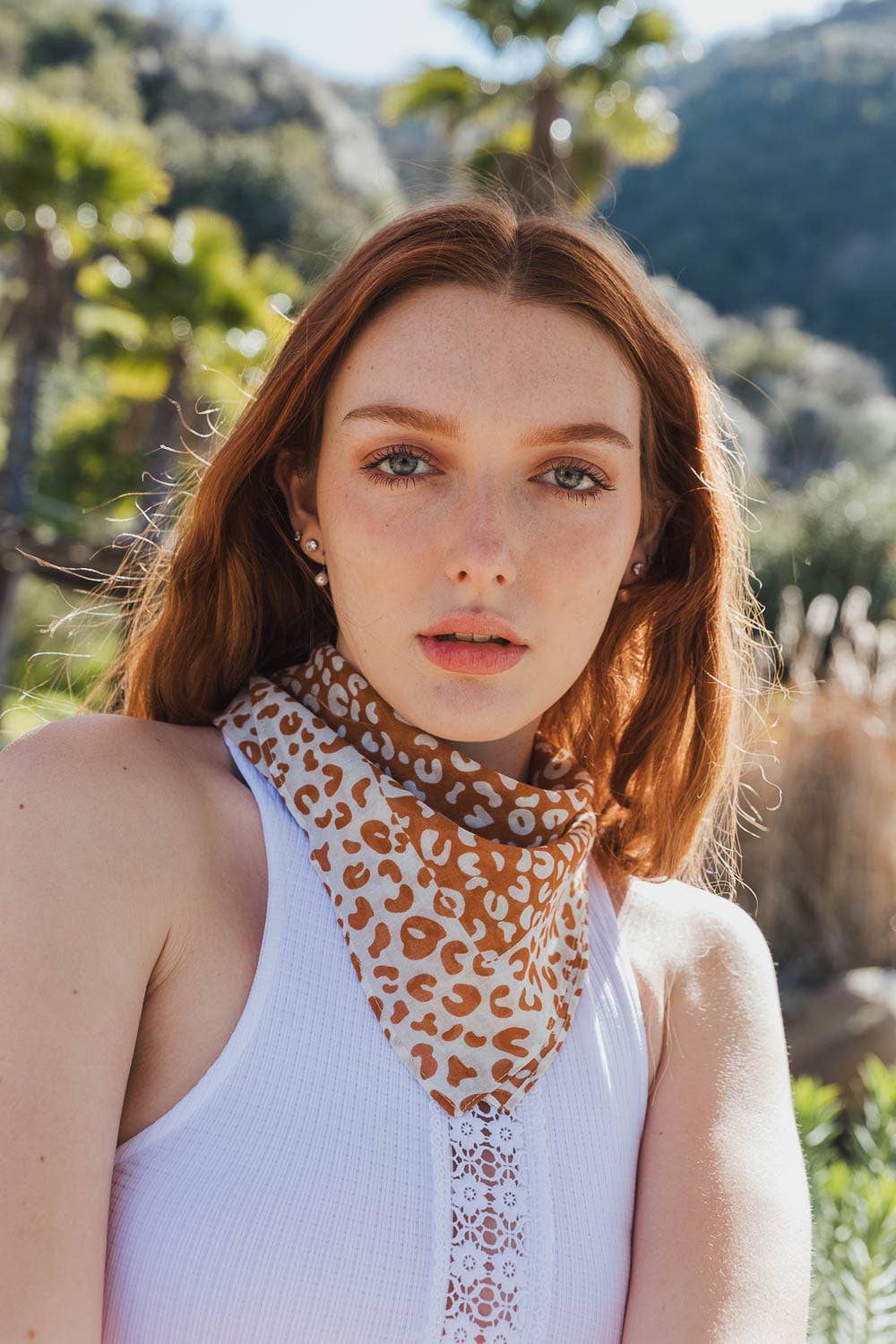 Leto Accessories - Wholesale Bandana - Women's - 🐆 Cheetah Print Bandana in Rust, Lime Mustard, Black4