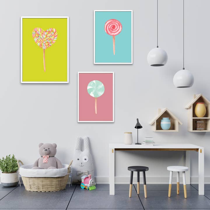 Fairy Bread Designs - Wholesale Art print - Lollipop 1 Print2