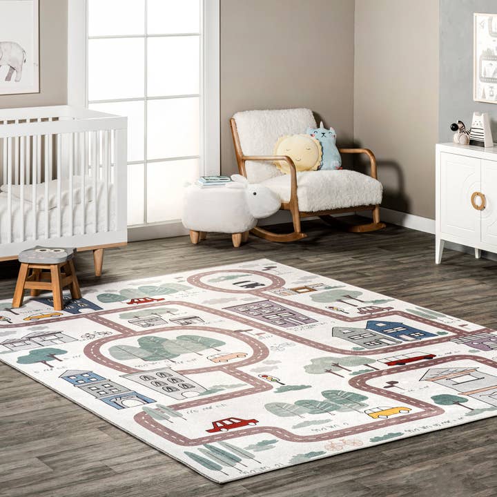 nuLOOM - Wholesale Area Rug - Kids & Baby - Chalea Kids Town Machine Washable Area Rug