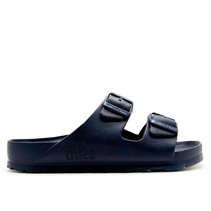 thies 1856 ® Ecofoam vegan sandaal middernachtblauw voor wholesale door thies
