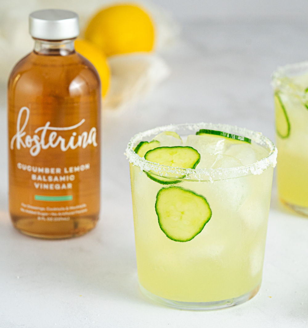 Kosterina - Wholesale Vinegar - Cucumber Lemon Balsamic Vinegar (8oz)1