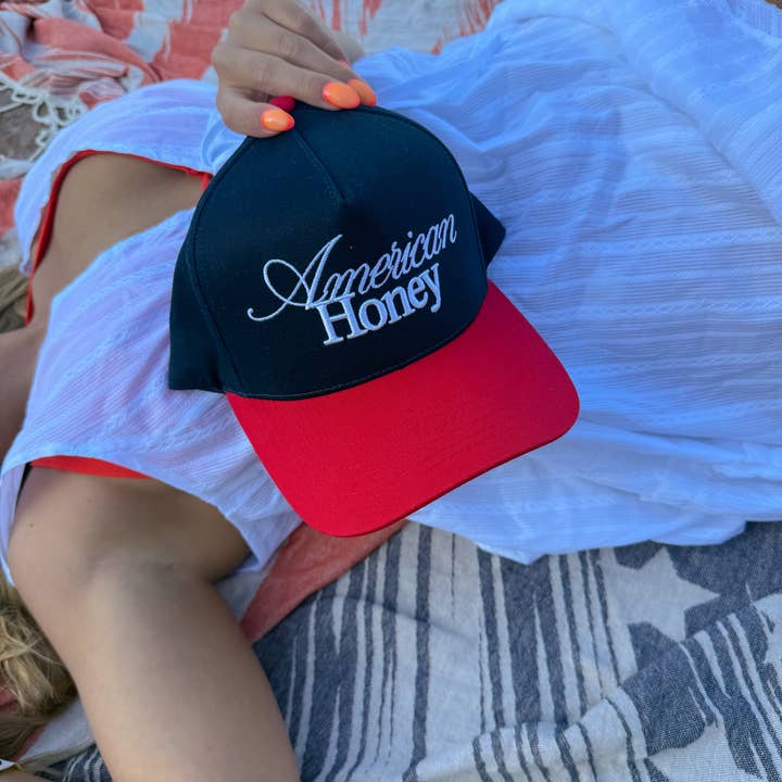 American Honey C.C Puff Embroidered Trucker Hat TCM0019 and other Purchase Wholesale honey hat. Free Returns & Net 60 Terms on Faire trending on Faire.
