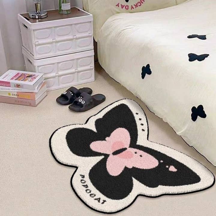 Dopamine Butterfly Rug, Cute Kids’ Room Mat_CWMM7511 for wholesale by ACCITY