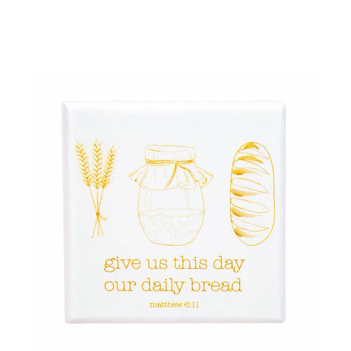 Giv Os I Dag Blokkunst Hvid/Brun 4x4 for engroshandel hos The Royal Standard