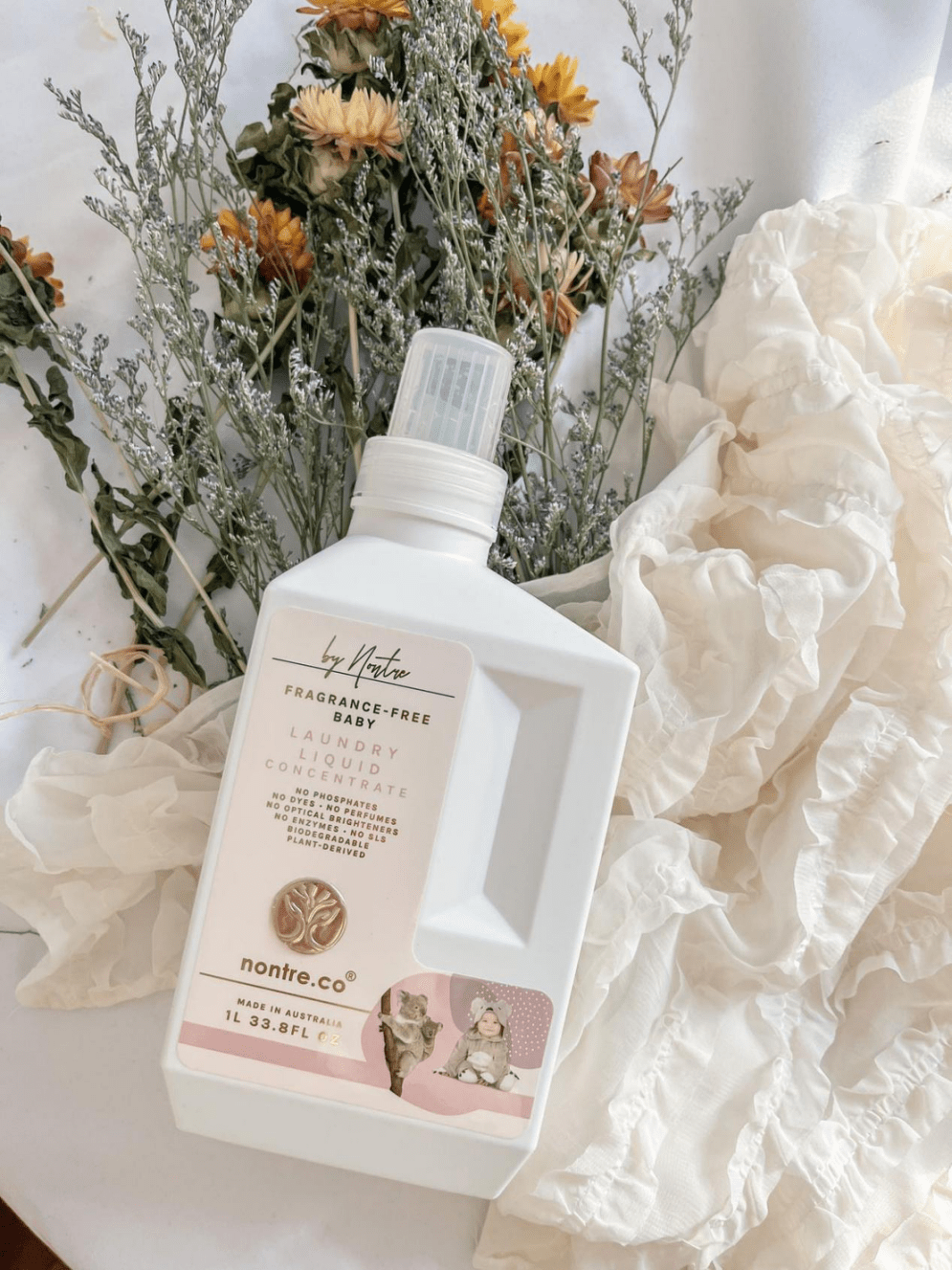 nontre.co – wholesale Liquid laundry detergent – Baby Laundry Liquid Concentrate 1L, Fragrance Free7