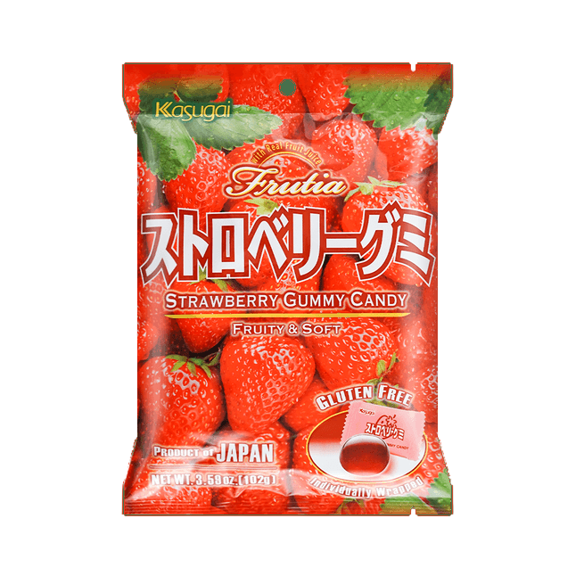 Global Bite Co - Wholesale Gummy - Kasugai Gummy Strawberry (Japan)0