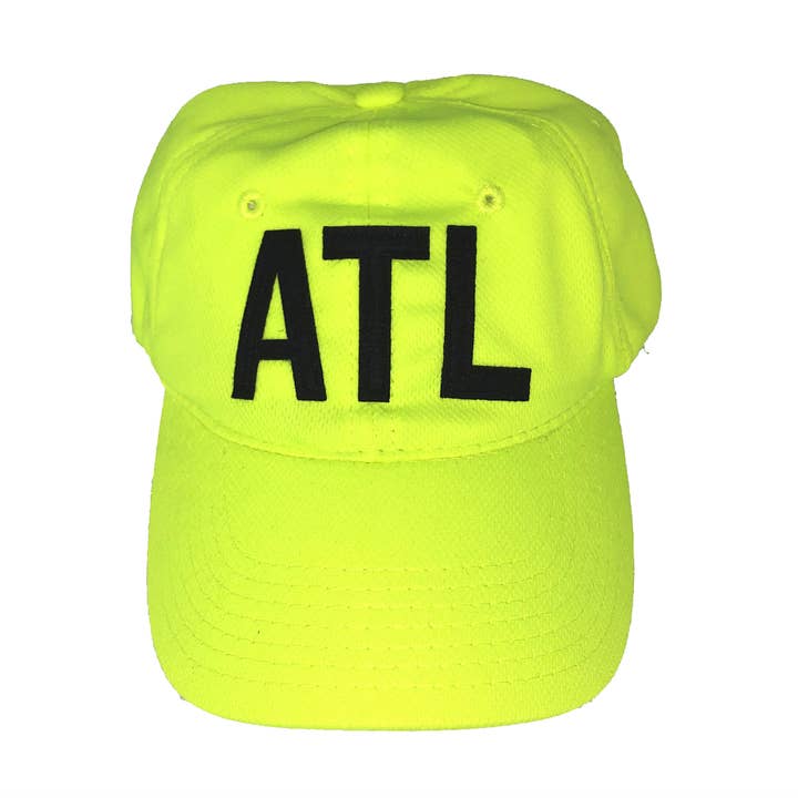 ATL-Neon Throwback Retro 90s Baseball Cap for wholesale by Aviate Brand