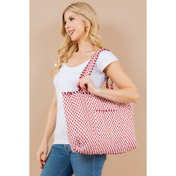 LA Soul - Wholesale Tote Bag - Women's - Quilted Tote Bag (BG-55)