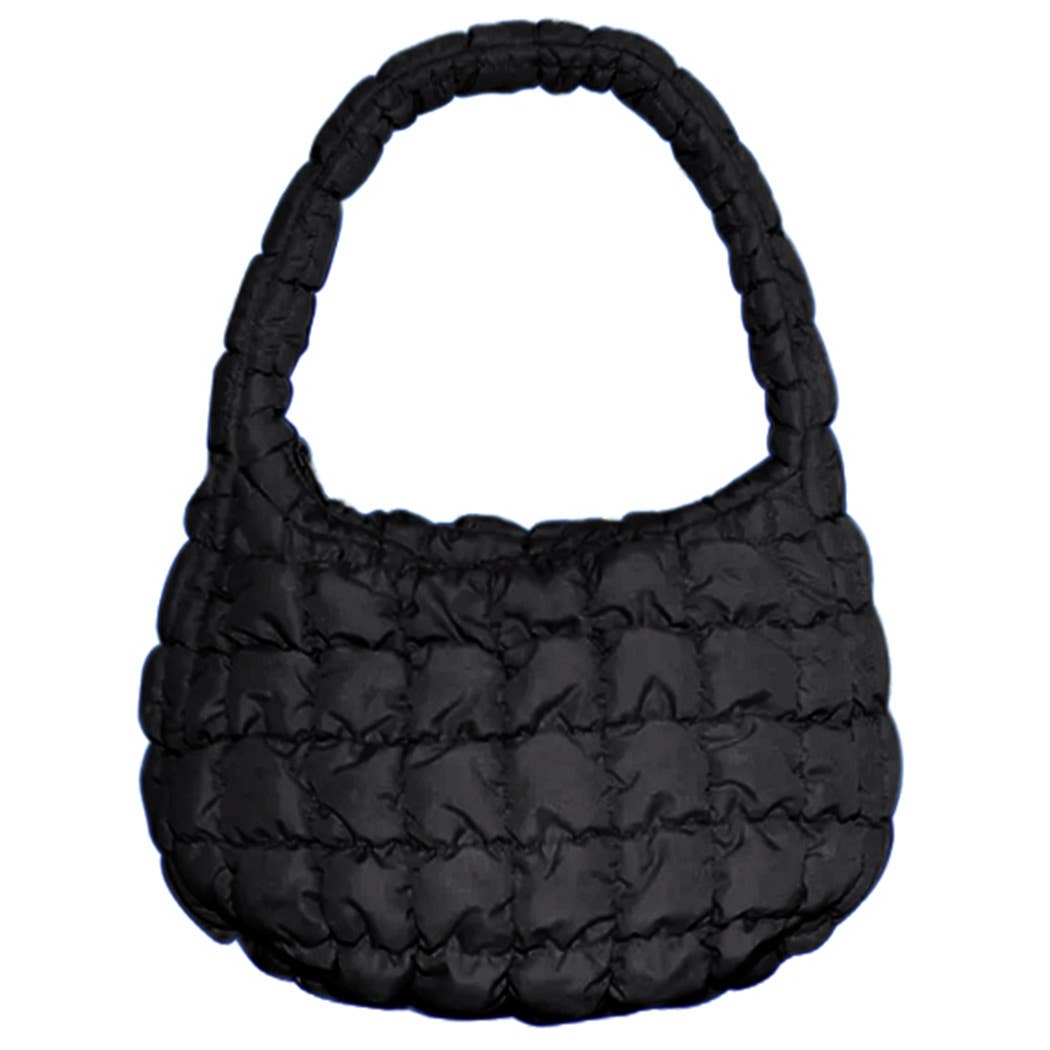 Fashion City – wholesale Axelremsväska – Dam – Snygg Puffer Lightweight Axelväska för kvinnor15