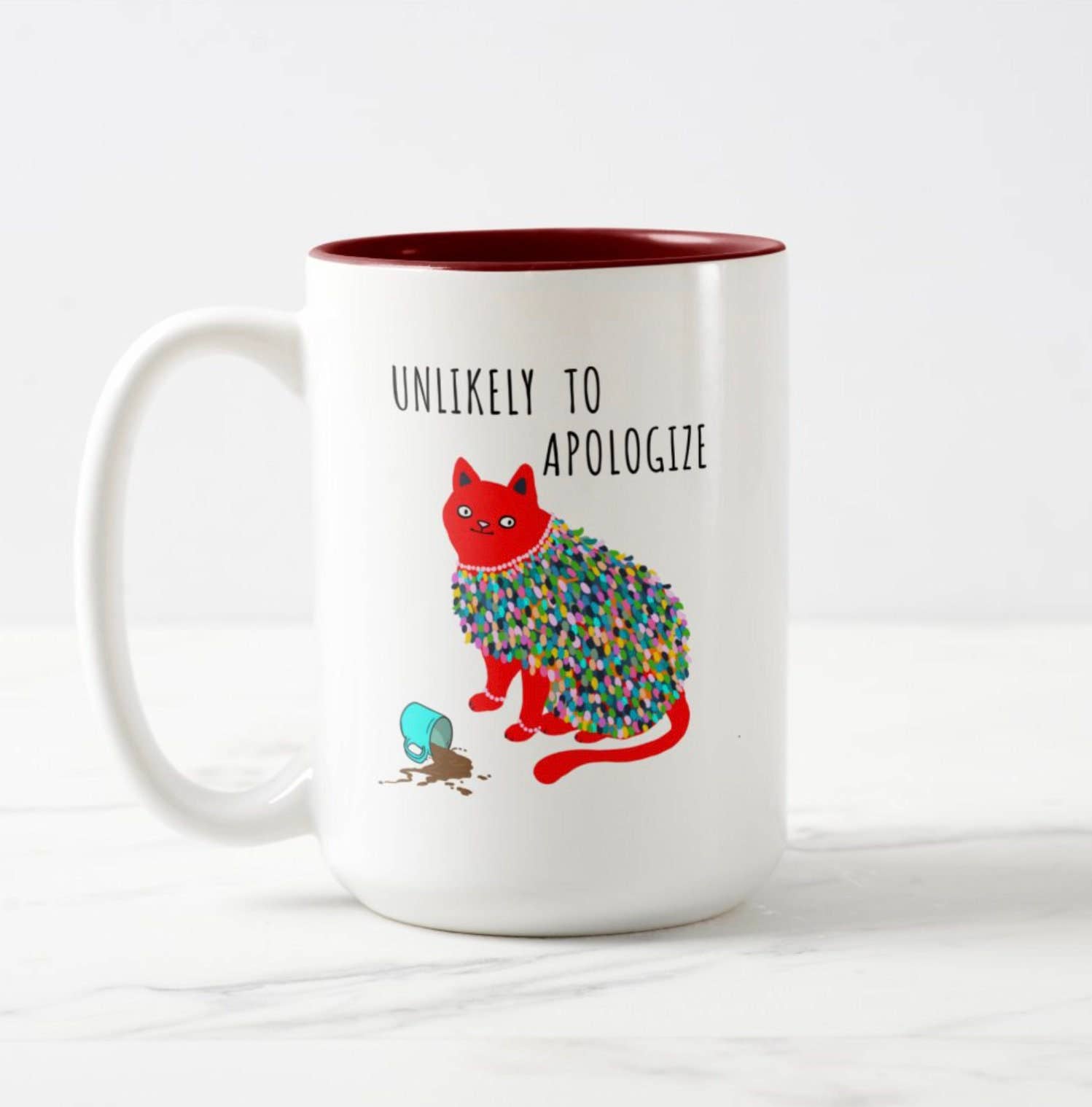 Lemon Zesty - Vendita all'ingrosso Tazza - Tazza con gatto Unlikely to Apoloze9