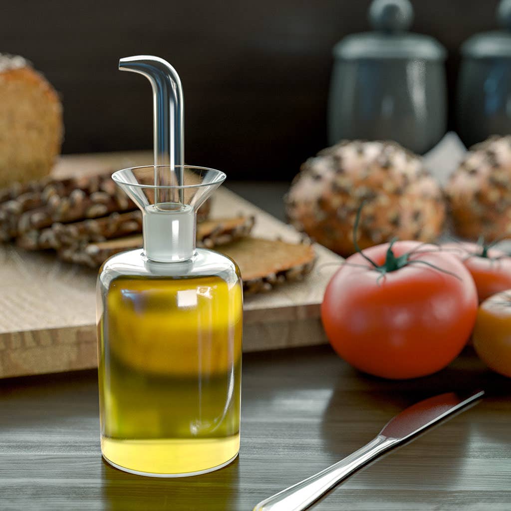 Balvi – Galheteiro por atacado – Frasco para óleo Basics em vidro borossilicato cilíndrico de 500 ml3