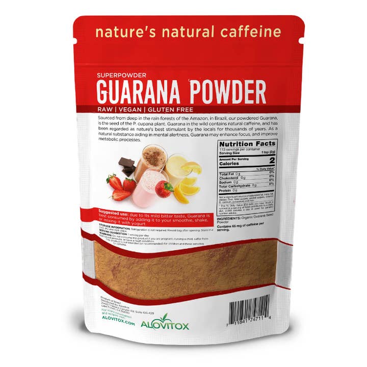 Alovitox - Wholesale Protein/Superfood Powder - Certified Organic Guarana Powder1