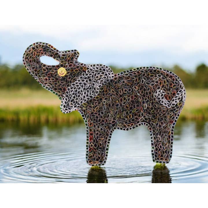 Elephant Figure - 3 sizes - Recycled Paper for wholesale by The Upcycled Paper Company