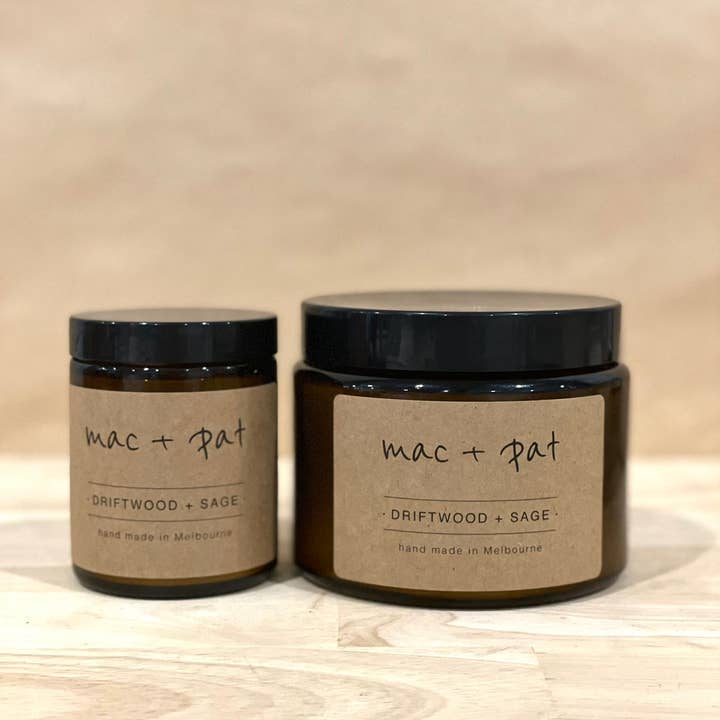 Vela Driftwood + Sage para venta al por mayor de Mac + Pat