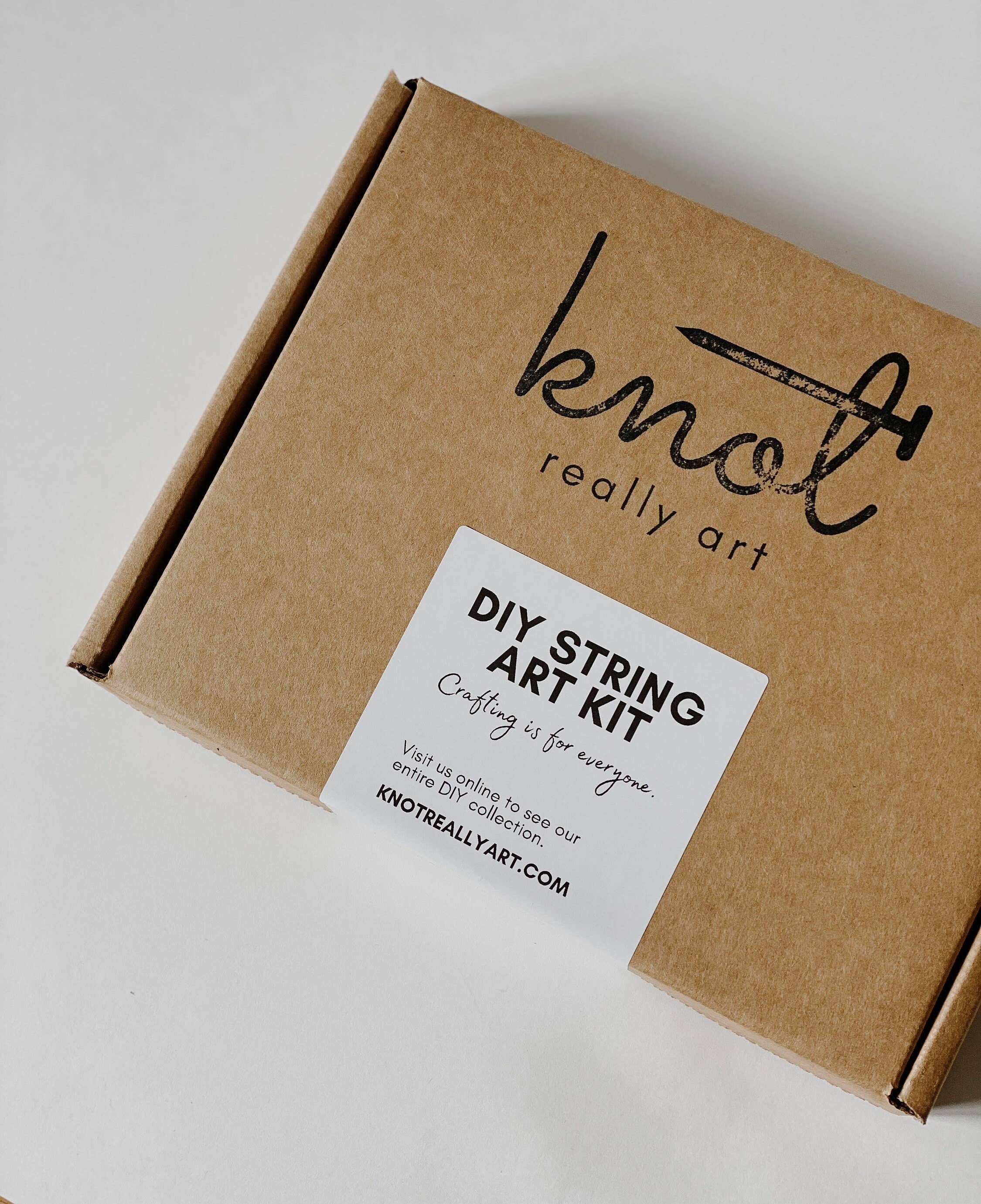 Knot Really Art - Wholesale DIY Craft Kit - Snowman String Art Kit4