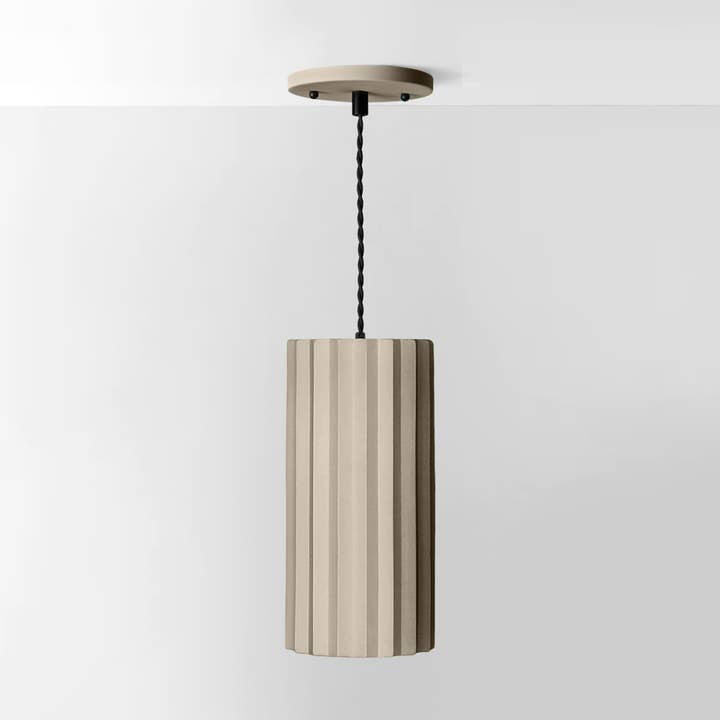 Syracuse Ceramic Pendant Light | XLarge Minimalist Fixture for wholesale by LYSlightlab