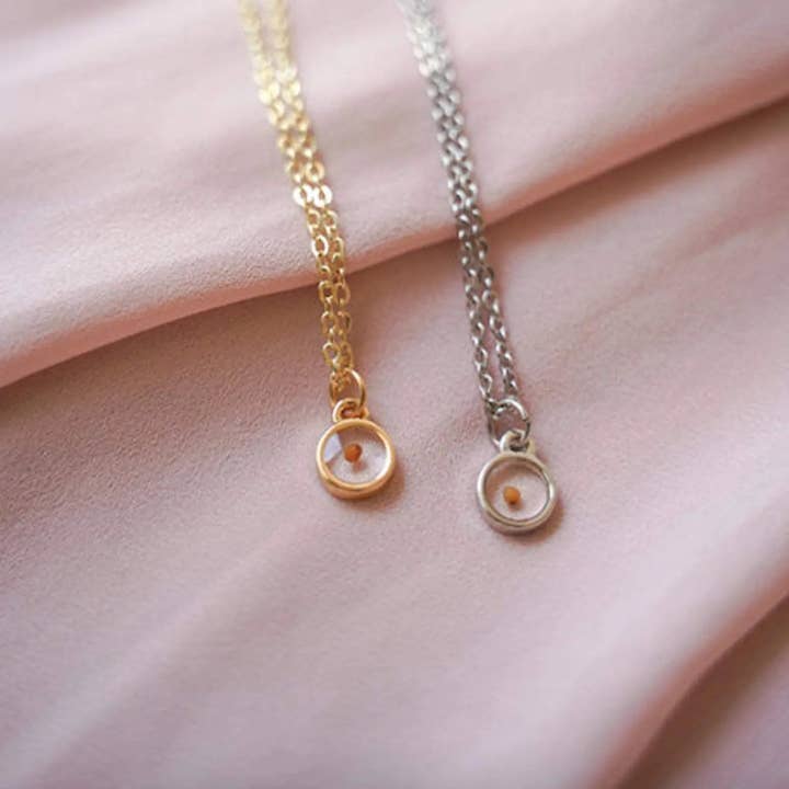 Mauve Jewelry Co. - Wholesale Pendant/charm necklace - Mustard Seed Faith Necklace1