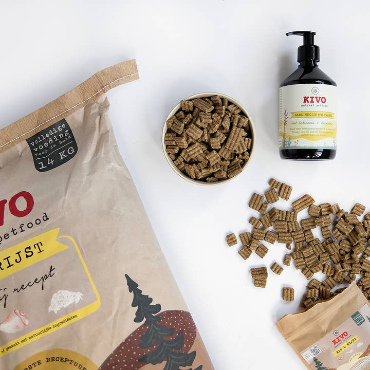 Kivo Petfood - Vendita all'ingrosso Integratori - Cani e gatti - Olio di sardine con echinacea e curcuma - 500 ml3