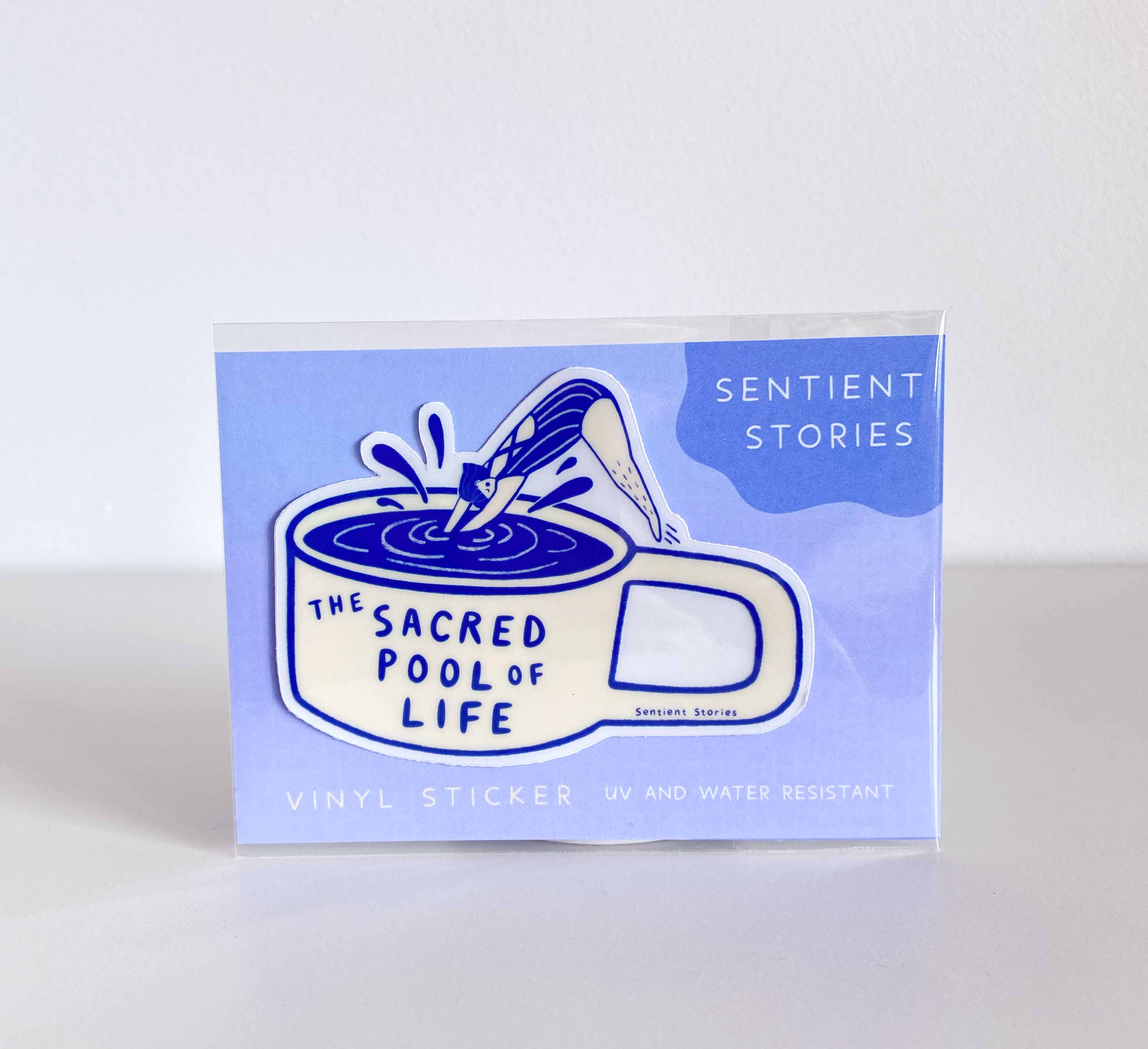 Sentient Stories - Wholesale Sticker - Vinyl Sticker - Sacred Pool1