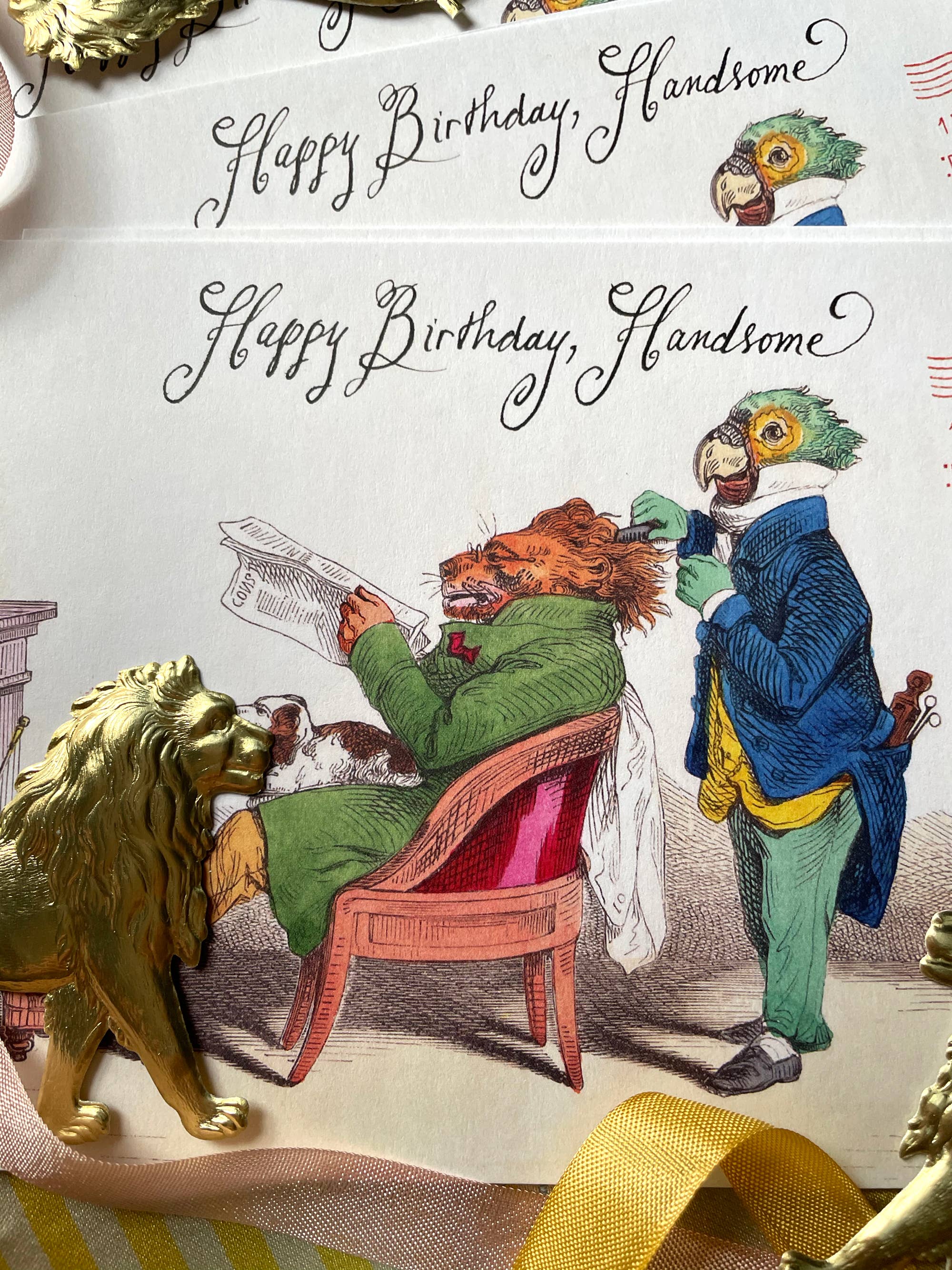 Ivory Tower Studios - Vente Cartes d'anniversaire - Joyeux anniversaire, beau gosse ! Carte souvenir à panneau unique 5 x 71