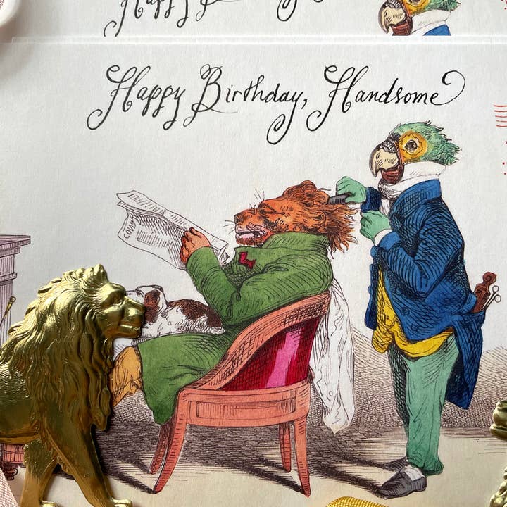 Ivory Tower Studios - Vente Cartes d'anniversaire - Joyeux anniversaire, beau gosse ! Carte souvenir à panneau unique 5 x 71