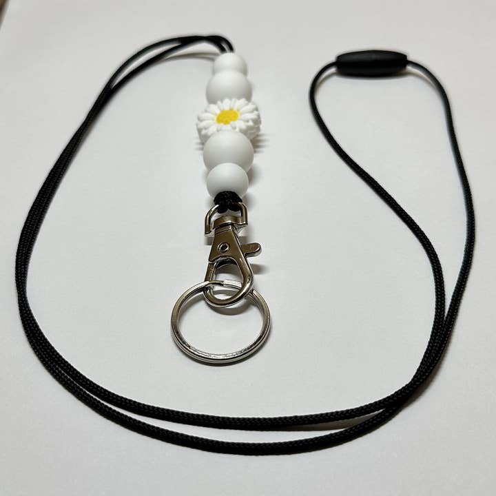 Kendra's Designs - Wholesale Lanyard - Women's - Daisy Flower Lanyard | Teacher Lanyard | ID Badge Holder2