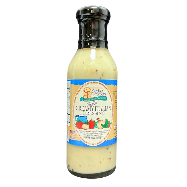 Stello Foods - Rosie's Creamy Italian Dressing 13 oz for wholesale by Stello Foods, Inc.