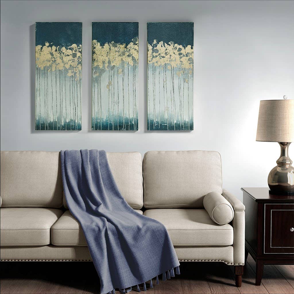 Olliix - Wholesale Gallery Wall Set - Midnight Forest 3-Piece Wall Art Decor1