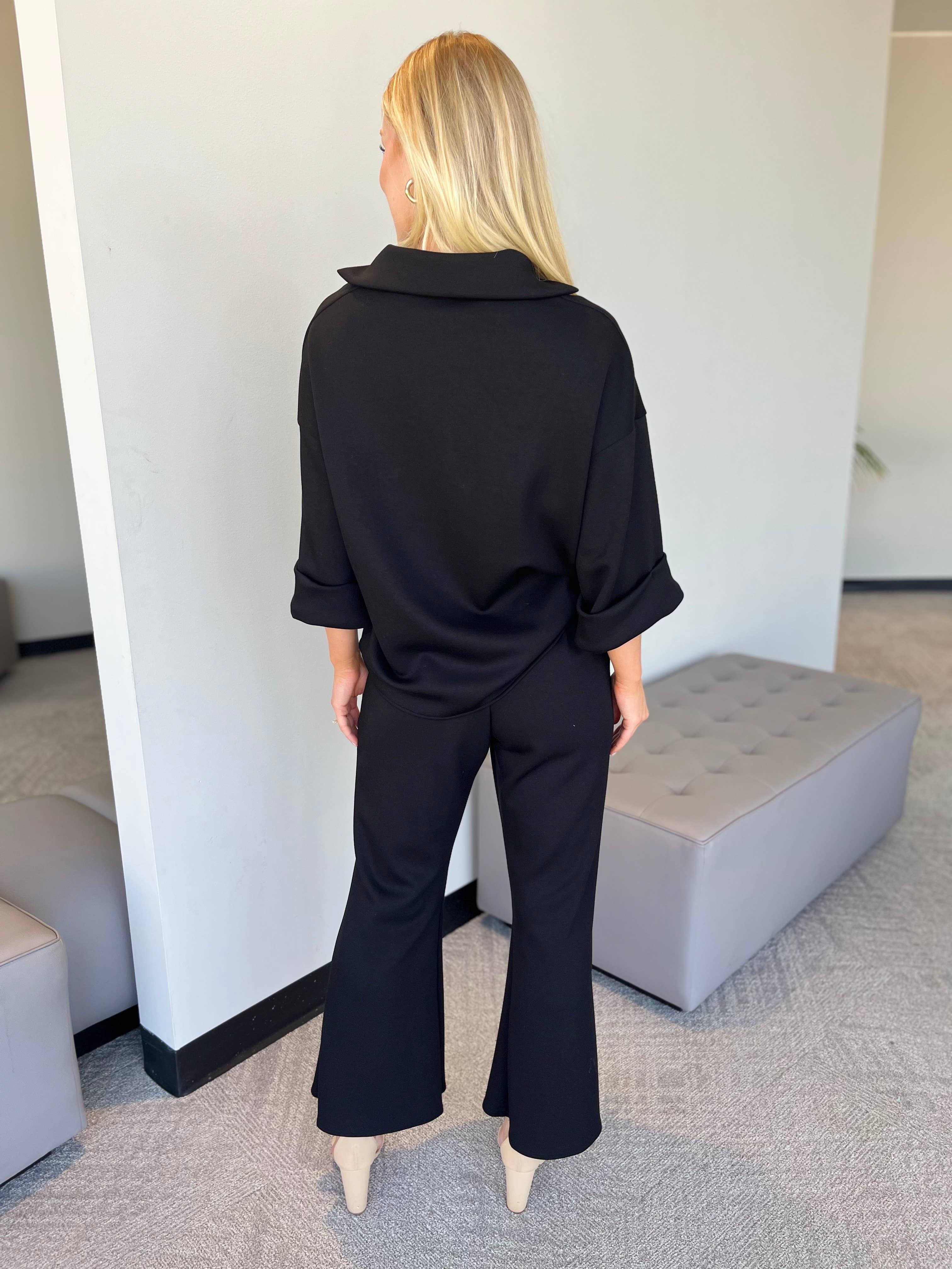 Carole Christian Clothing – wholesale Top & pants set (NOT Loungewear) – Women's – SCUBA MODAL TWO PIECE CROP PANT SET2