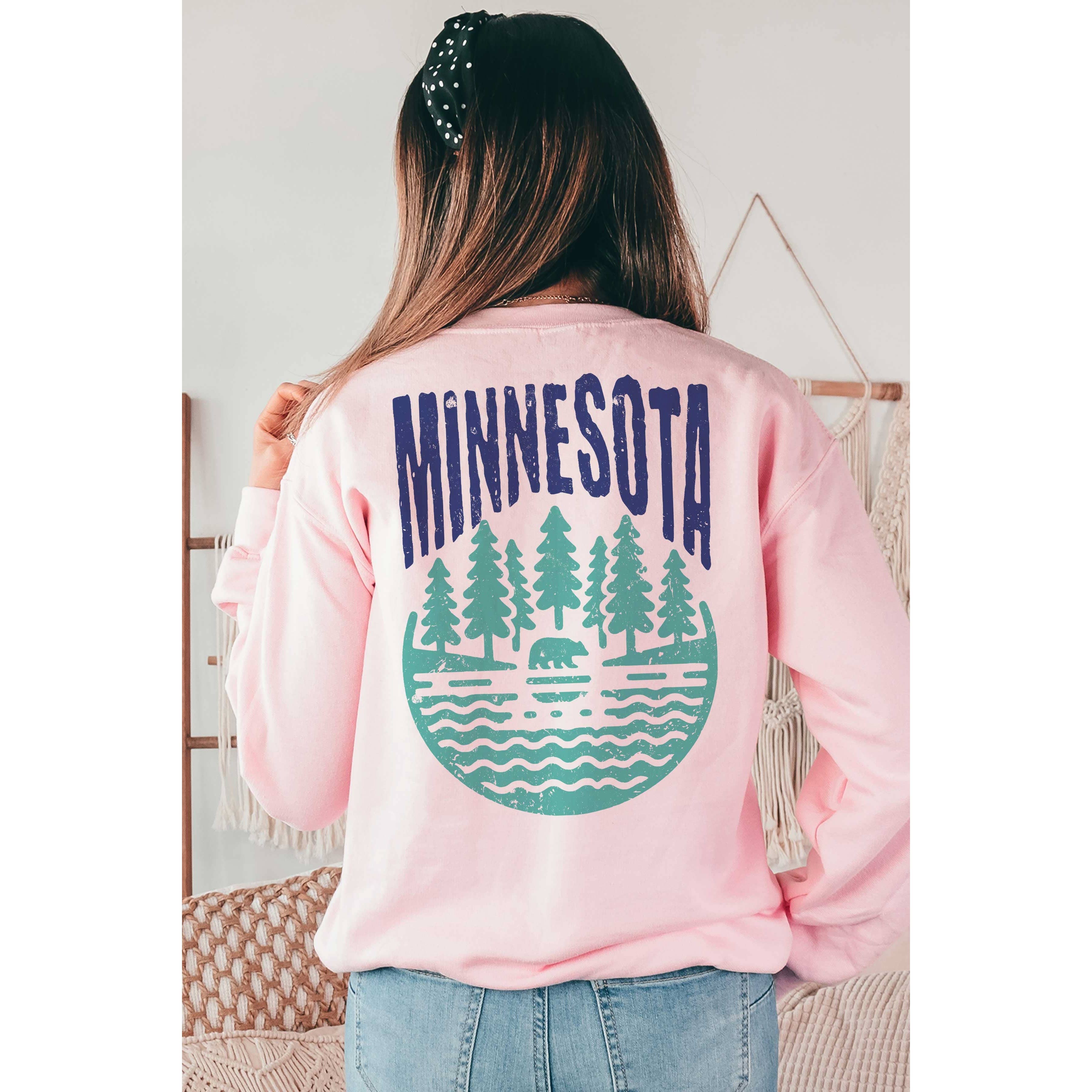 A. BLUSH CO - Wholesale Graphic Sweatshirt - Women's - BACK MINNESOTA Graphic Sweatshirt3