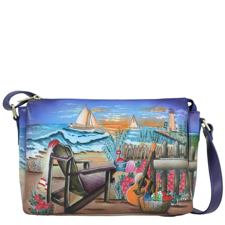 Organizer Crossbody - 7590 for wholesale by Anuschka | Vanya Lara (USA)