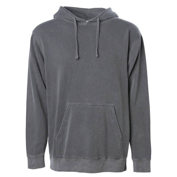 EWC 045CH Charcoal Pigment Dyed Hoodie for wholesale by Ethan Williams