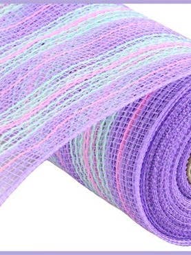10,25"X10YD MINIRAND MESH LAVENDEL/MINT/LTROSA (MF) för wholesale av Waterman's Loft Inc.