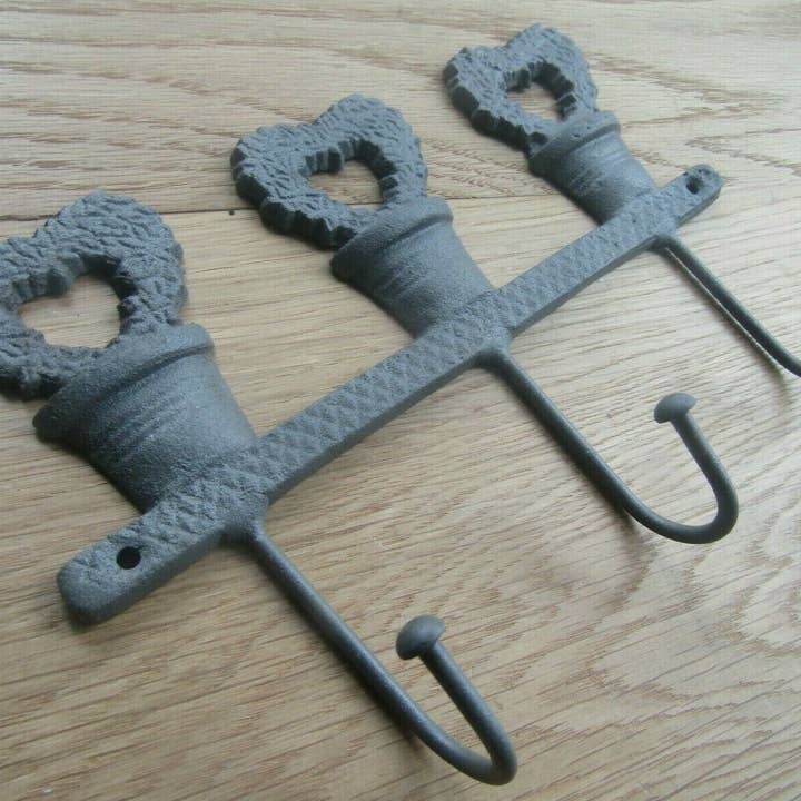 Riel de gancho de jardín para macetas para venta al por mayor de IronmongeryWorld