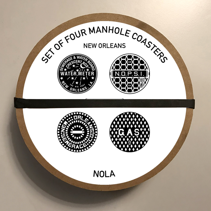 Tombino - Wholesale Coasters - Manhole Cover Coasters New Orleans1