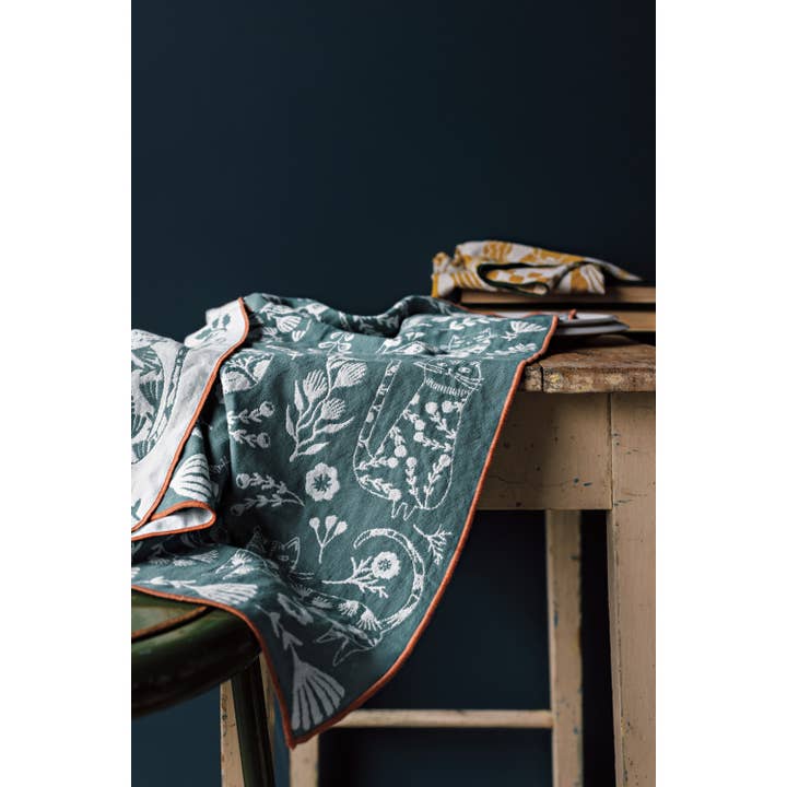 Danica Studio - Wholesale Tea Towel - Catbloom Double Cloth Dishtowel