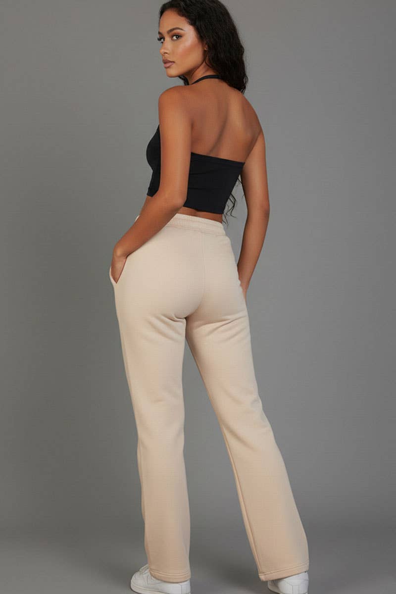 CAPELLA APPAREL – wholesale Mjukis- och joggingbyxor – Dam – Dragsko Waist Slant Pocket Sweatpants17