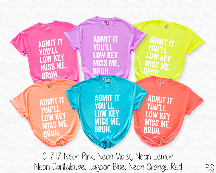 Bama Screens - Wholesale Sublimation Transfer - Low Key Miss Me #BS80564