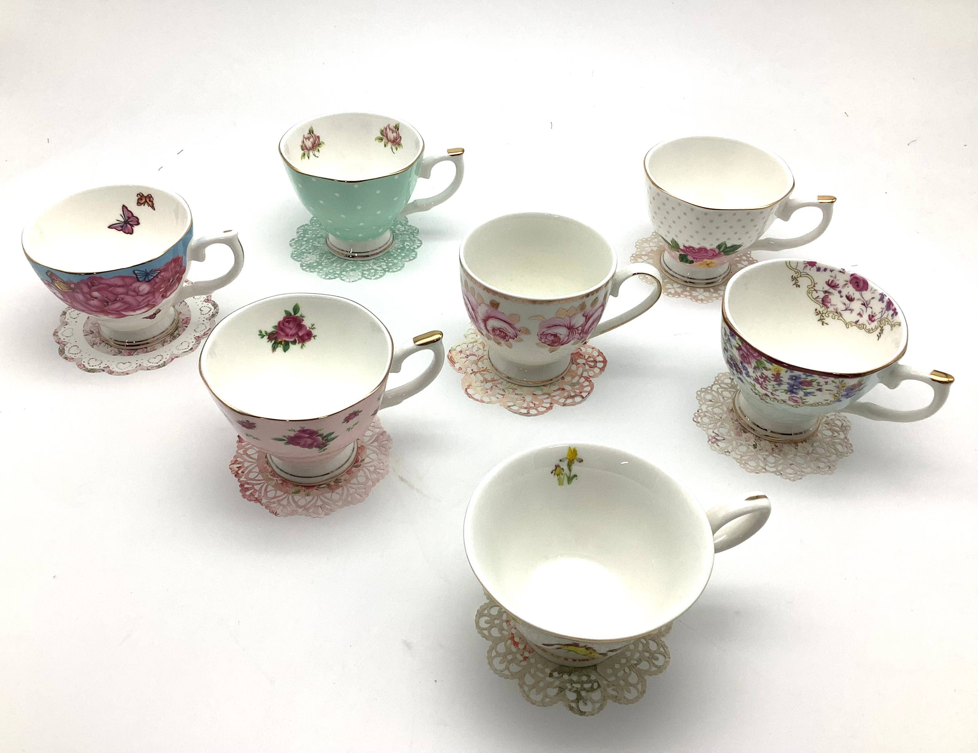 All Little Cute Things - Wholesale Disposable coasters - Tea Party Coasters Dollies Vintage French Paper Lace 6