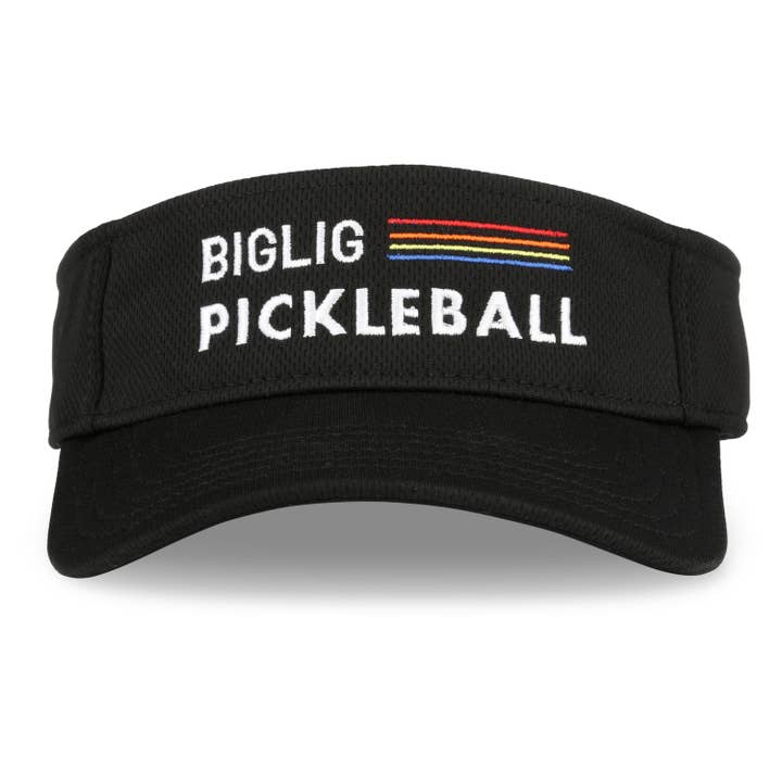 Visière Pickleball noire pour la vente par Biglig
