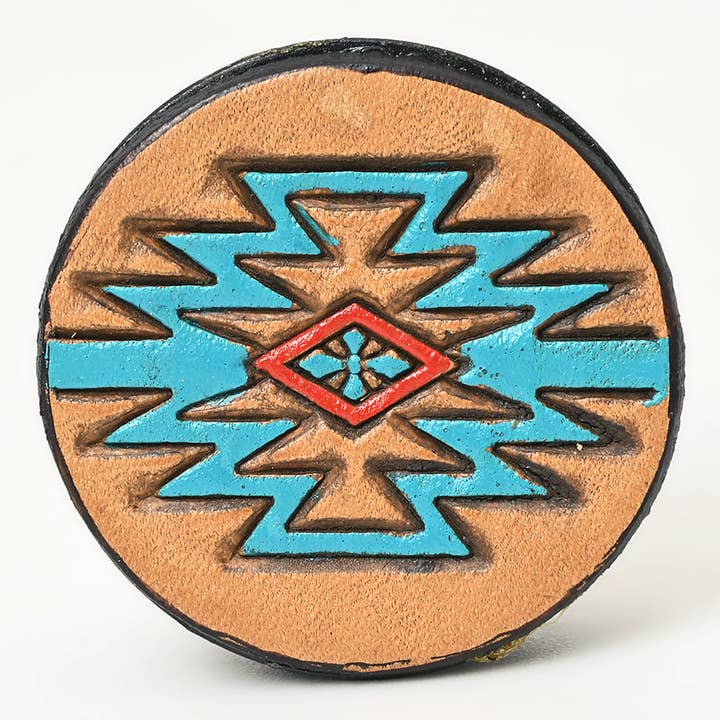 LS Western - Wholesale Phone grip - ADPNA101 Floral Design Hand-Tooled Leather Cell Phone Pop Socket - By American Darling11