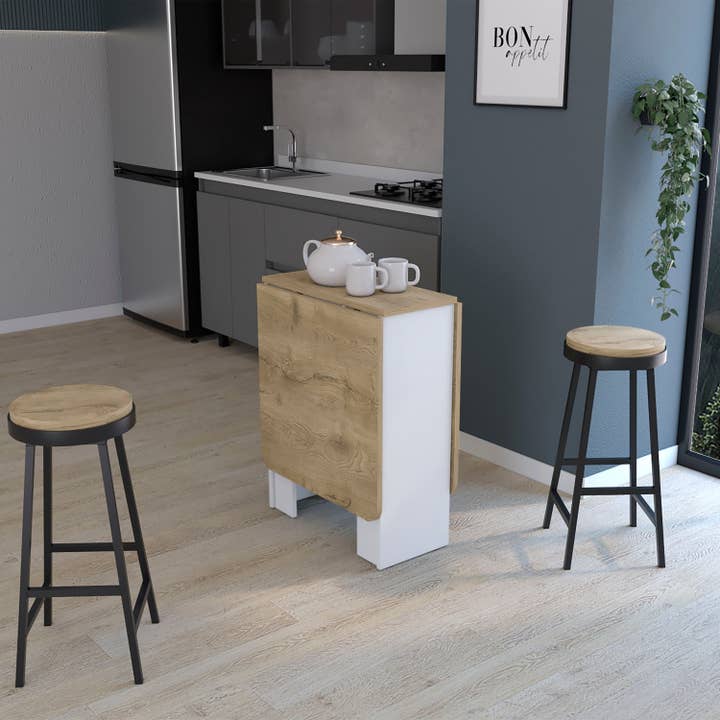 TUHOME FURNITURE - Wholesale Kitchen storage/organiser - Gateleg Folding Table Space-Saving with Compact Design1