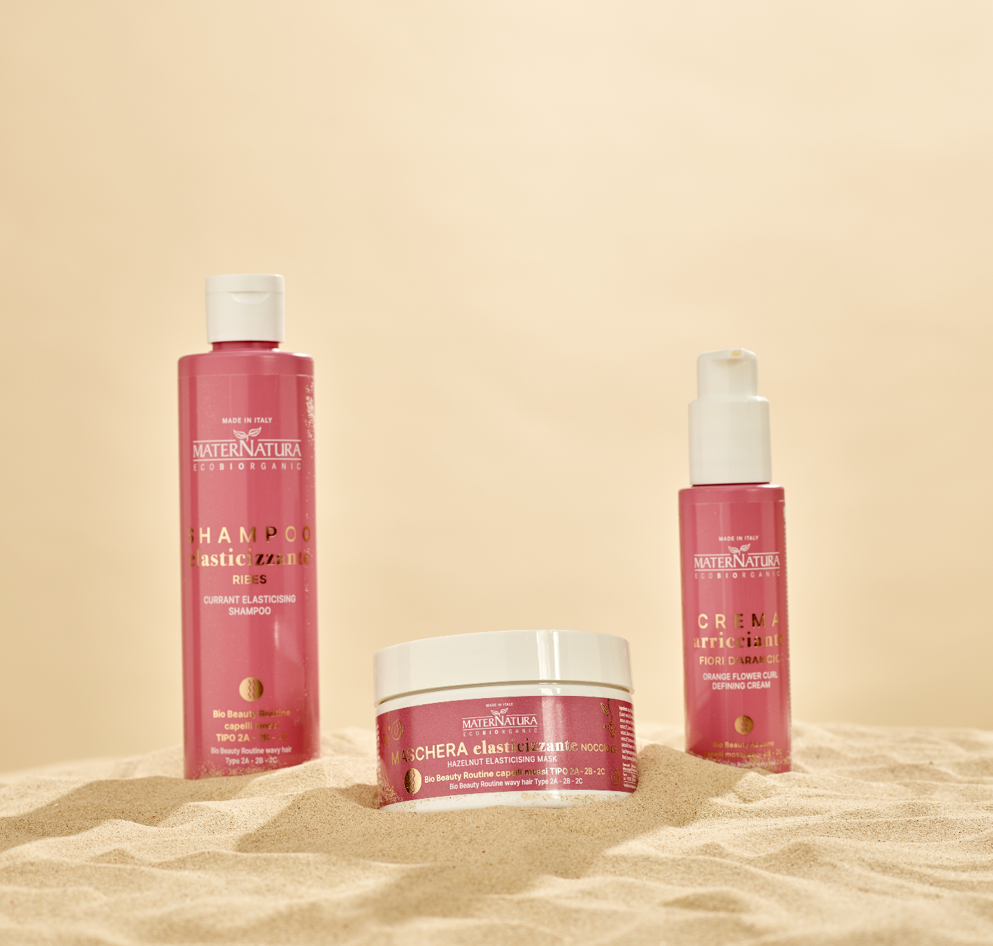 MaterNatura – Großhandel Haarstyling-Gel/Mousse – Lockencreme Orangenblüten WELLIGES HAAR4