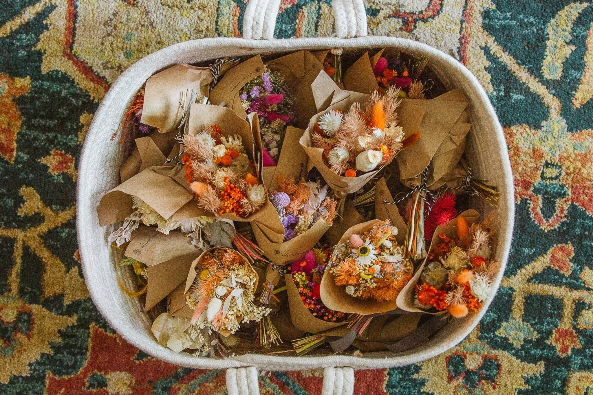WildFlora - Wholesale Dried/Pressed Flowers - Wholesale Mini Dried Flower Bouquets3