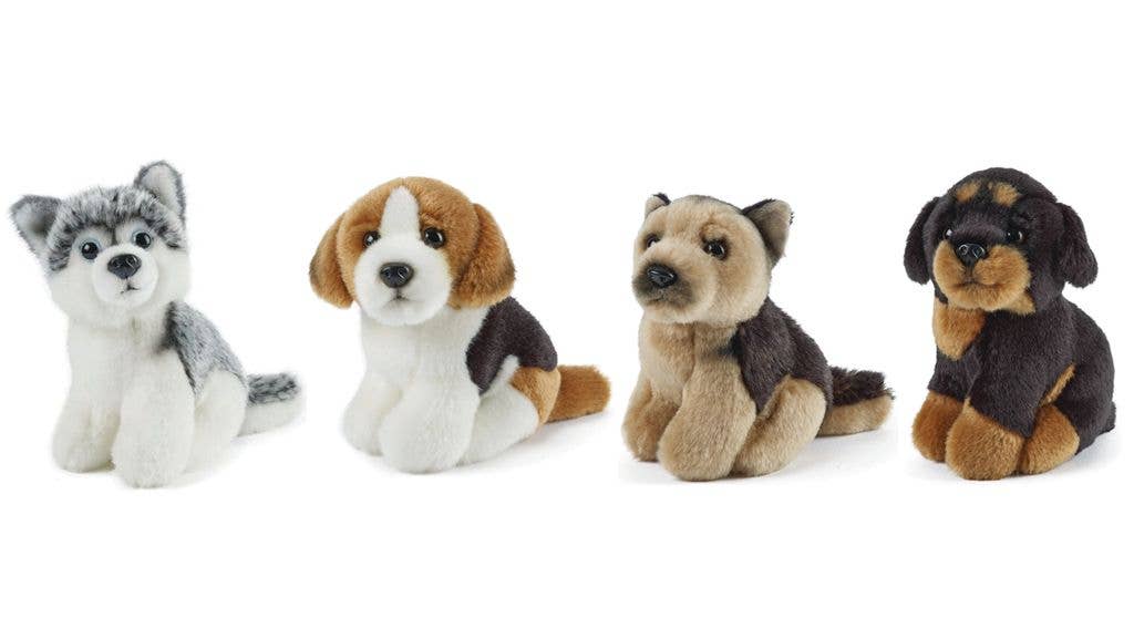Living Nature – wholesale Stuffed/plush toy – Kids & baby – LIVING NATURE Miniature Dogs Assorted1