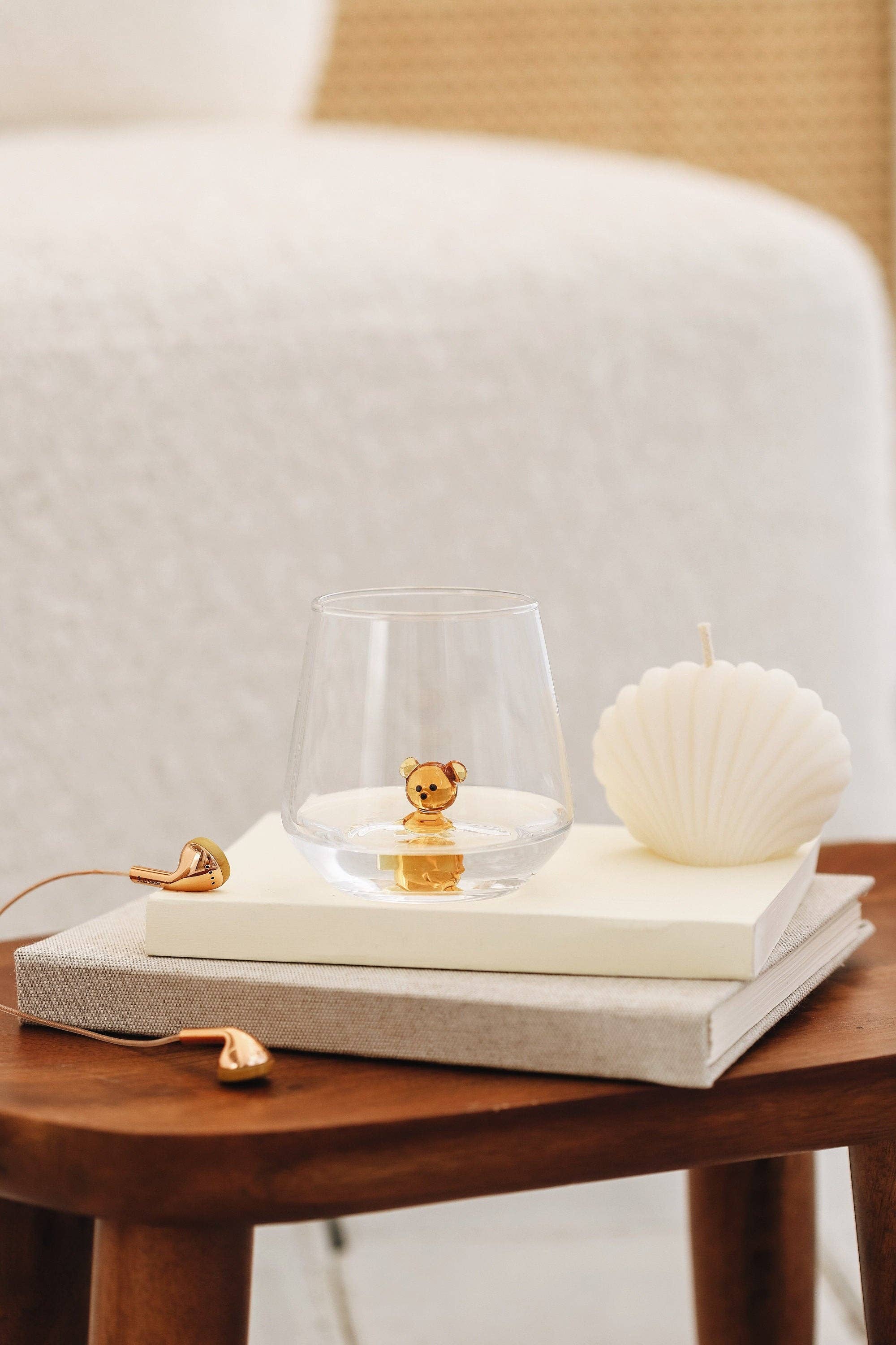 MINIZOOUSA - Wholesale Drinking Glass/Cup - Teddy Bear Figurine Drinking Glass 1