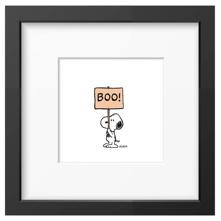 Jordnötter Boo Inramat Tryck Handgjorda för wholesale av Magpie