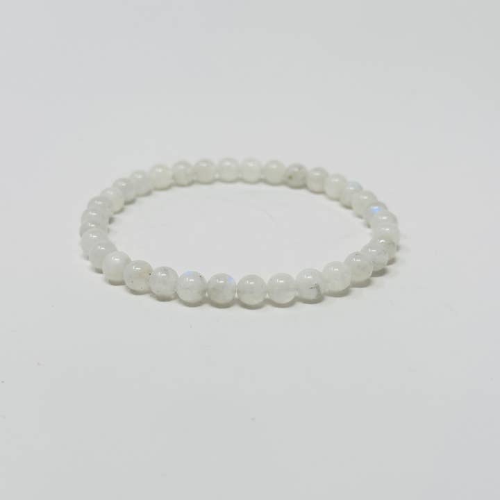 pulseira de pedra da lua arco-íris por atacado de RAW SPIRIT NYC