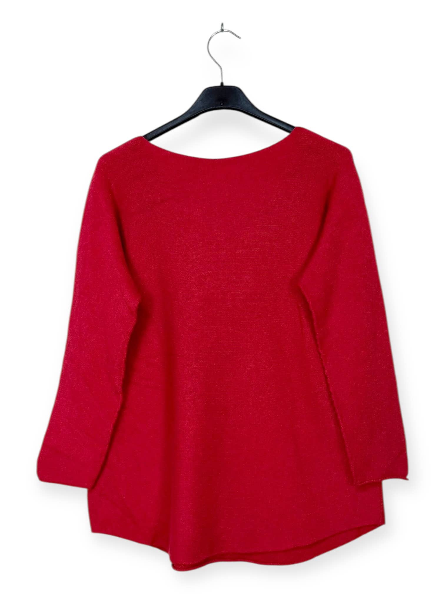 Lucky Nana - Wholesale Knit Sweater - Women's - AH 3167 - V-Neck Sweater with Bichette Flocking11